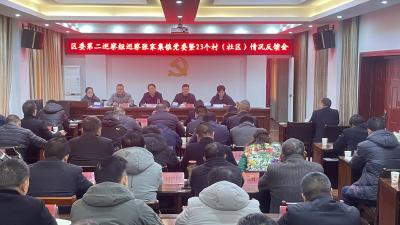 襄州区委第二巡察组向张家集镇党委反馈巡察情况
