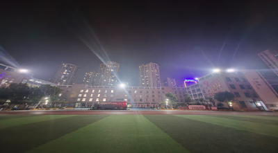 襄州七中让校园内外“24小时白天”确保校园安全