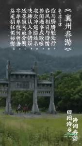【田园诗乡+诗词共赏】襄州春游