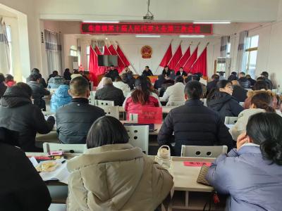 朱集镇第十届人民代表大会第三次会议召开