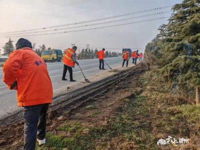 襄州区公路事务发展中心积极开展道路修复