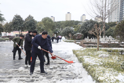 襄州区组织开展全民扫雪除冰志愿行动