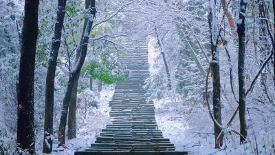 【鹿门雪景】雪润鹿门 美景如画
