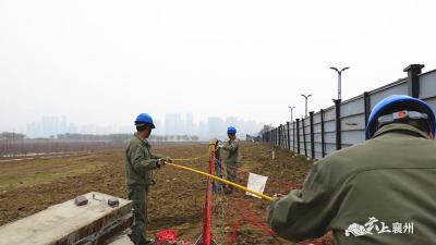 襄州供电助力城市景观建设