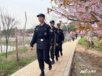 襄州公安护航樱花节