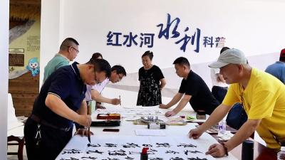 书画精品下乡 助力乡村振兴