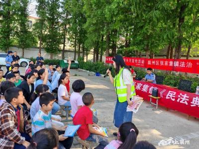张家集镇开展法治“进校园”宣传活动