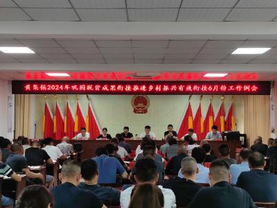 黄集镇召开巩固拓展脱贫攻坚成果同乡村振兴有效衔接6月工作例会