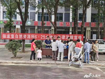 张家集镇开展第34个全国土地日宣传活动