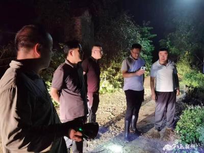 朱集镇：洪峰过境  昼夜巡防