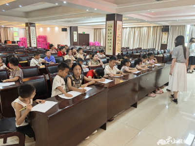 张湾街道：“暑假学堂”第二期爱心托管班开班