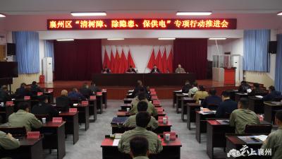 我区召开“清树障、除隐患、保供电”专项行动推进会