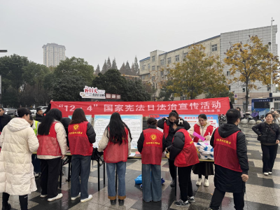 张湾街道：与法同行 “宪”在行动