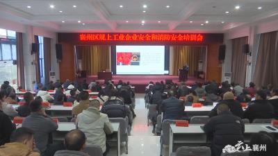 我区召开规上工业企业安全和消防安全培训会