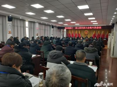 程河镇第十一届人民代表大会第六次会议召开