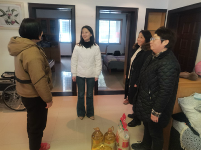 浩然街道东升社区开展春节前暖心慰问活动