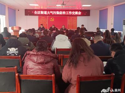 我区开展街道大气污染防治工作观摩交流活动