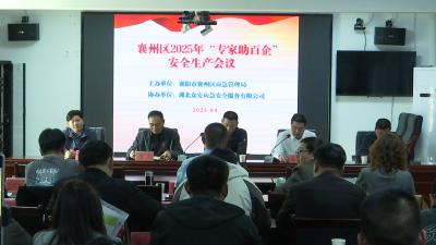 襄州区2025年“专家助百企”安全生产会议召开