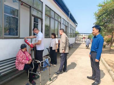 朱集镇开展福利院安全排查 守护老人幸福晚年