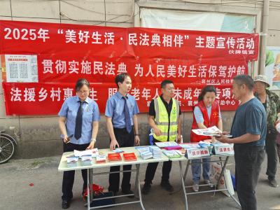 伙牌镇开展2025年“美好生活·民法典相伴”主题宣传活动