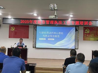 2025年度城市管理执法工作专题培训会召开