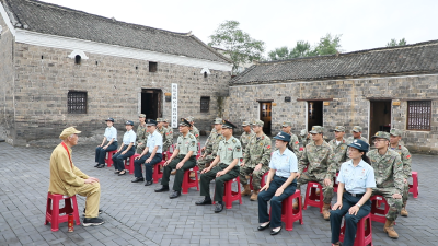 省军区襄阳第三离职干休所联合襄州区人武部开展“庆七一·铸军魂”主题党日活动