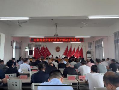 朱集镇召开集中整治违规吃喝动员部署会