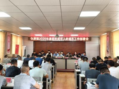 伙牌镇召开防溺水专题部署会 筑牢暑期安全防线
