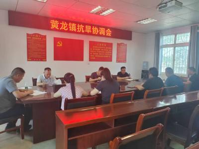 黄龙镇召开抗旱工作协调会