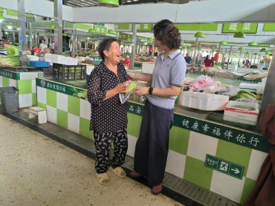 浩然街道潘台社区：情暖一线 高温天气里的“及时清凉”