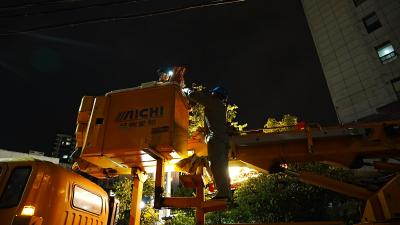 高温夜带电增容！数千户居民用电