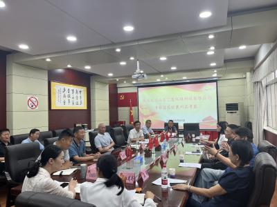 襄州区政协与山东汇聚环境科技有限公司进行洽谈