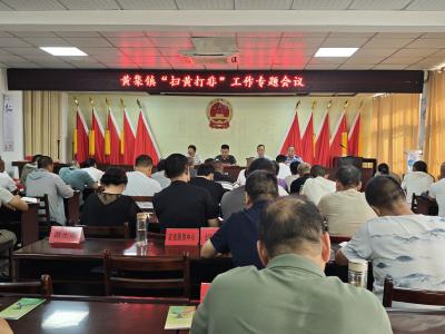 黄集镇开展“扫黄打非”工作专题会议