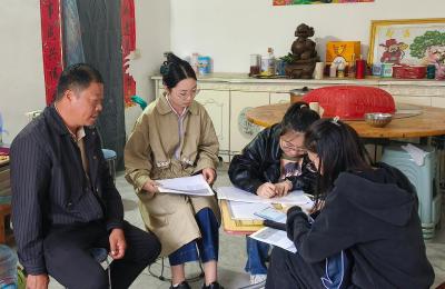张家集镇开展住户收支与生活状况入户调查工作