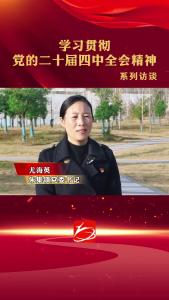 襄阳市襄州区学习贯彻党的二十届四中全会精神——系列访谈