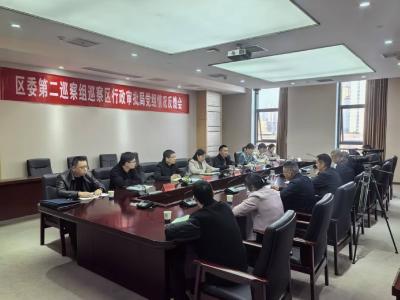 区委第二巡察组向区行政审批局党组反馈巡察情况