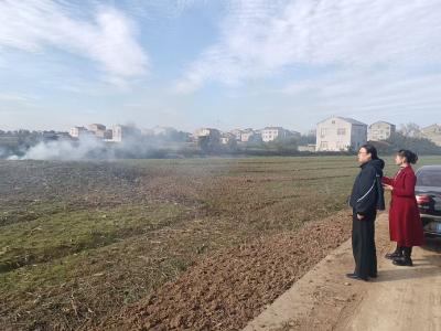 伙牌镇：统战聚力护秋播 秸秆禁烧守蓝天