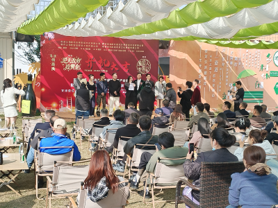 两部微短剧在峪山镇金寨田园开机