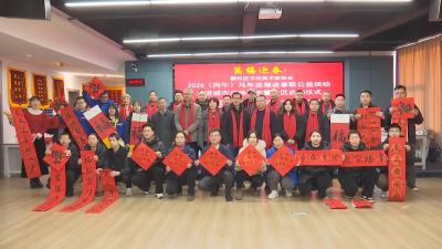 区书美协2026丙午马年“万福迎春”公益活动走进城市广场楼宇公益活动全面启动