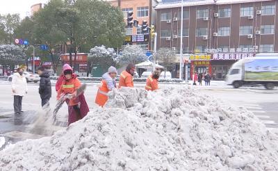 风雪见证担当  筑牢安全防线