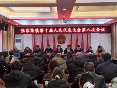 张家集镇第十届人民代表大会第八次会议胜利召开
