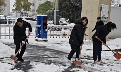 以雪为令 冲锋在前 区审计局筑牢出行安全防线