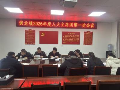 黄龙镇召开2026年人大主席团第一次会议  