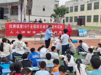 伙牌镇开展“5·12”全国防灾减灾日主题宣传活动 