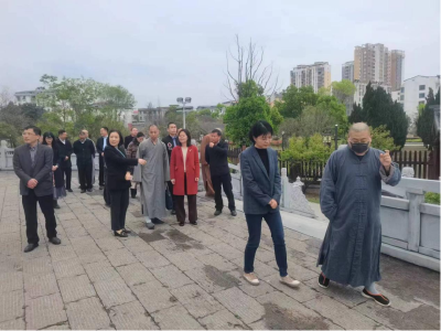 黄梅县政协学习考察组来黄州区考察佛教中国化建设工作