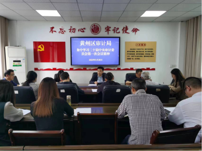 黄州区审计局开展《审计专报》编写培训活动