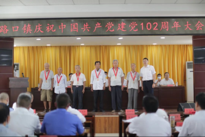 路口镇召开庆祝中国共产党建党102周年大会