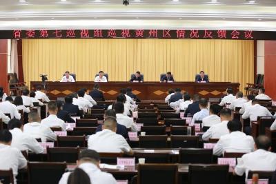 省委第七巡视组向黄州区反馈巡视情况