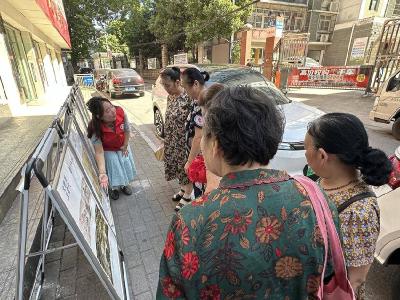 黄州区体育路社区开展“中国历代绘画大系”书籍分享与宣讲活动