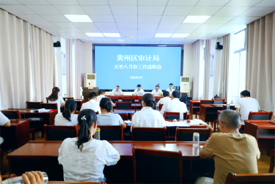 黄州区审计局召开审计工作推进会